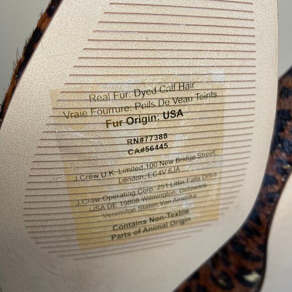 Madewell The Frances Skimmer Leopard Brown Black Flats Loafers 9.5 - Picture 9 of 11